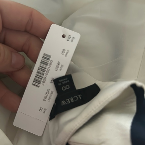 Jcrew Scoopneck midi dress in jacquard stripe 00 NWT - Picture 4 of 4